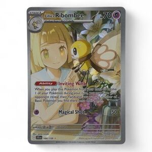 Lillie’s Ribombee 164/159 Journey Together Illustration Rare Near Mint
